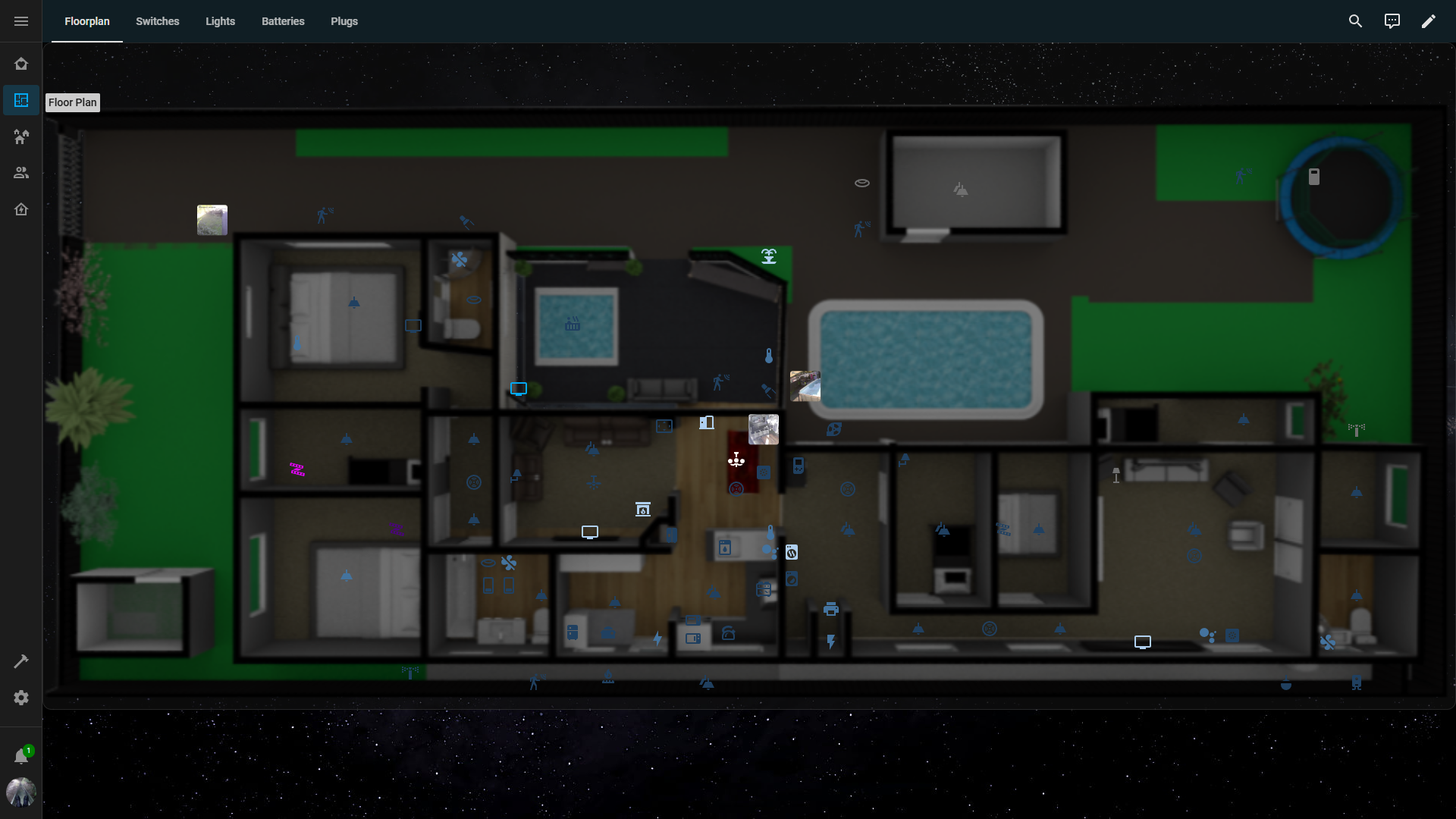 Home assistant screenshot