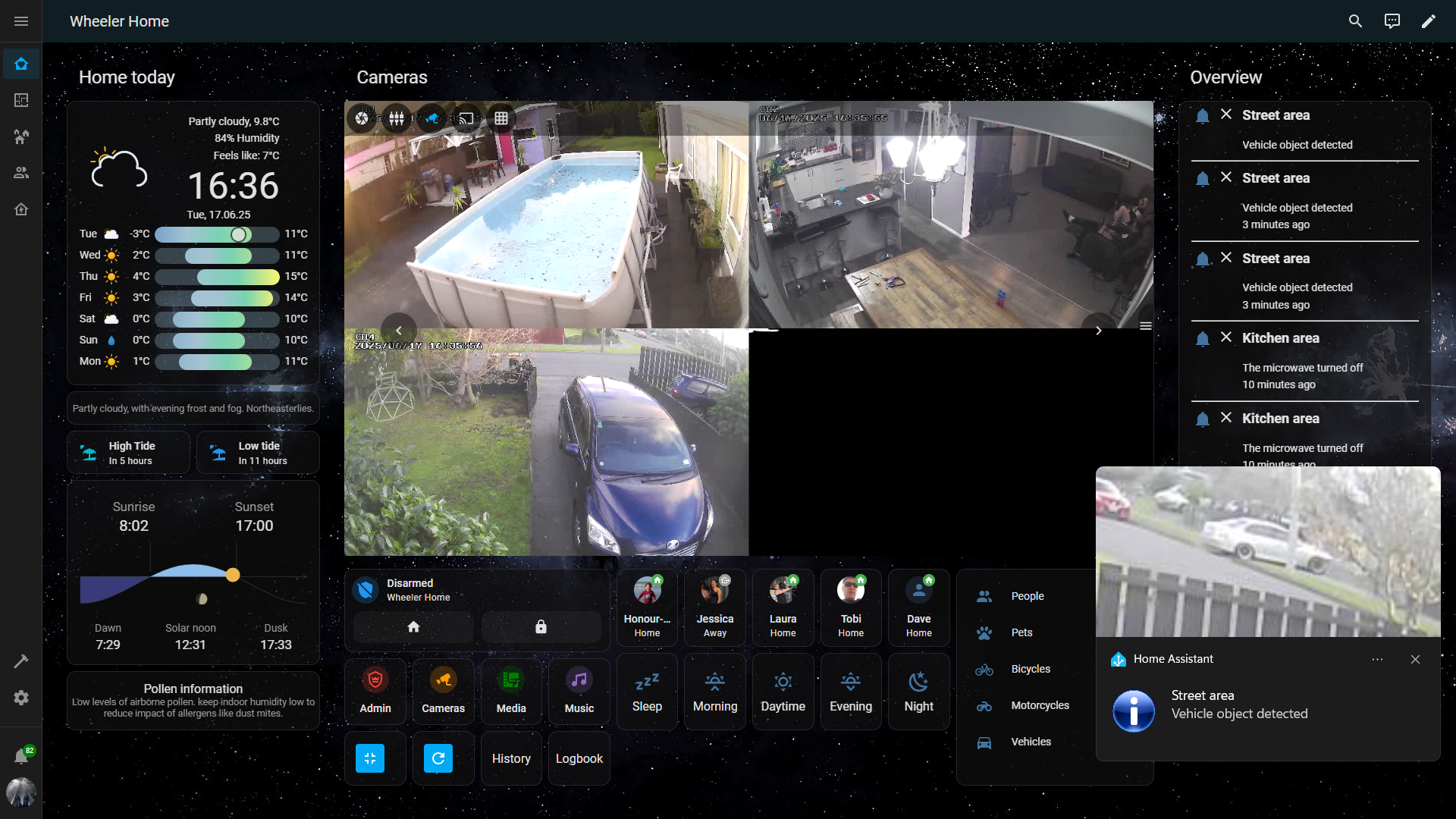 Home assistant screenshot